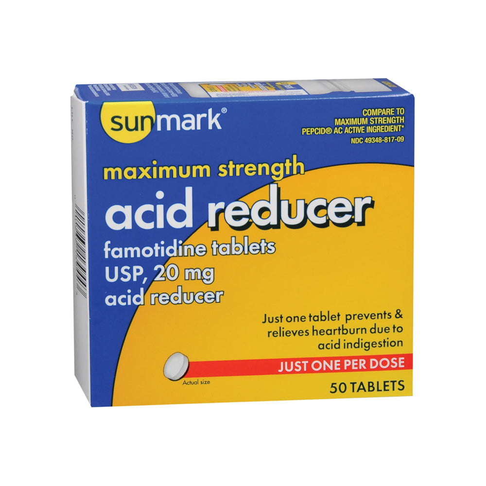 Acid Reducer Tablets 20 mg - 50ct