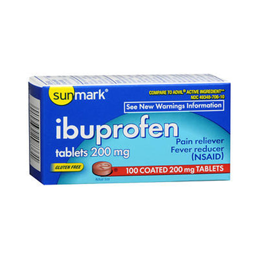 Ibuprofen Coated Tablets 200 mg - 100ct