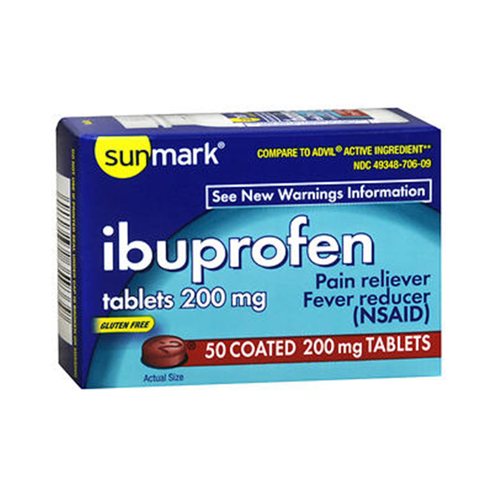 Ibuprofen Coated Tablets 200 mg - 50ct