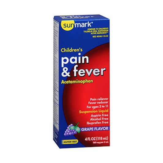 Children’s Pain & Fever Liquid - Grape