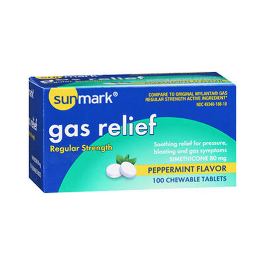 Gas relief Chewable Tablets - Peppermint