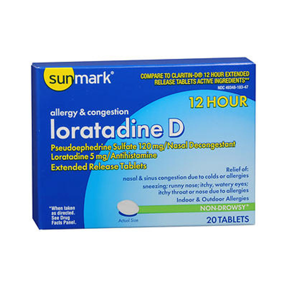 Loratadine D Tablets - 20ct