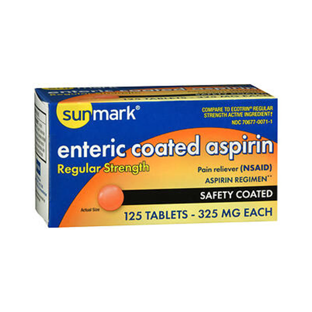 Aspirin Enteric Coated Aspirin 325 mg - 125ct