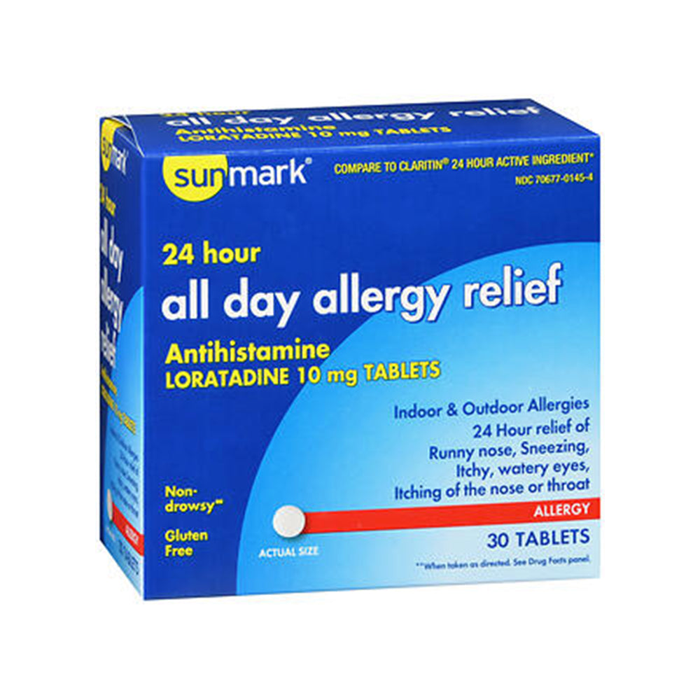 All Day Allergy Relief Loratadine Tables 10 mg - 30ct