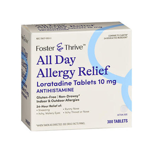 All Day Allergy Relief Loratadine Tables 10 mg - 300ct