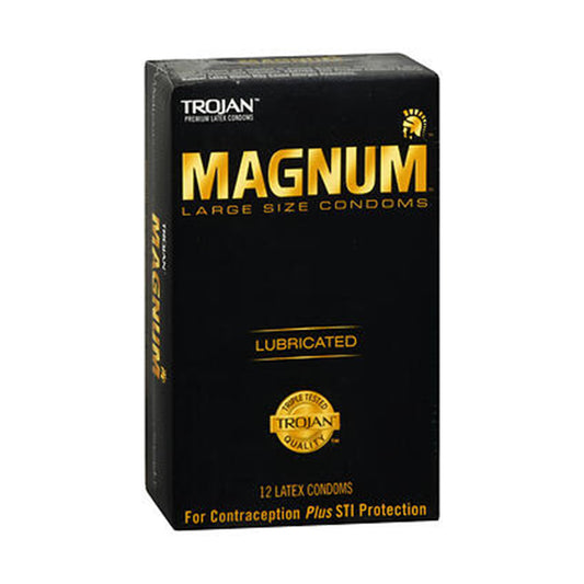 Magnum Large Size Lubricated Latex Condoms